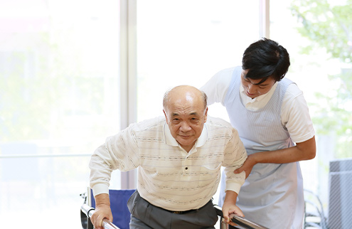 男性ヘルパーも常駐